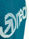 Meatfly Meatfly pánské tričko Striped Logo Petrol Heather | Modrá | Velikost