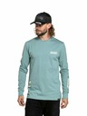 Meatfly Meatfly pánské tričko s dlouhým rukávem Appex Dusty Mint