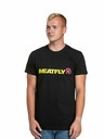 Meatfly Meatfly pánské tričko Logex Lime/Black | Žlutá | Velikost S | 100% bavlna