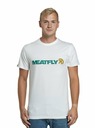 Meatfly Meatfly pánské tričko Logex White | Bílá | Velikost S | 100% bavlna