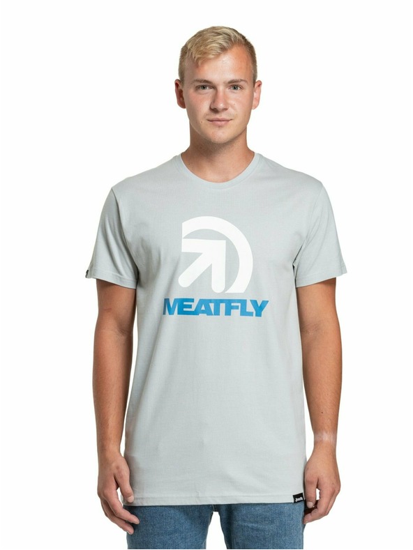 Meatfly Meatfly pánské tričko Dais Stone | Hnědá | Velikost