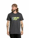 Meatfly Meatfly pánské tričko Revital Lime/Charcoal Heather | Žlutá | Velikost