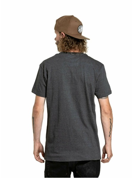 Meatfly Meatfly pánské tričko Revital Lime/Charcoal Heather | Žlutá | Velikost