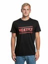 Meatfly Meatfly pánské tričko Rele Black | Černá | Velikost