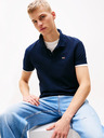 Tommy Hilfiger Pánské modré polo triko Flag Patch Tommy Hilfiger