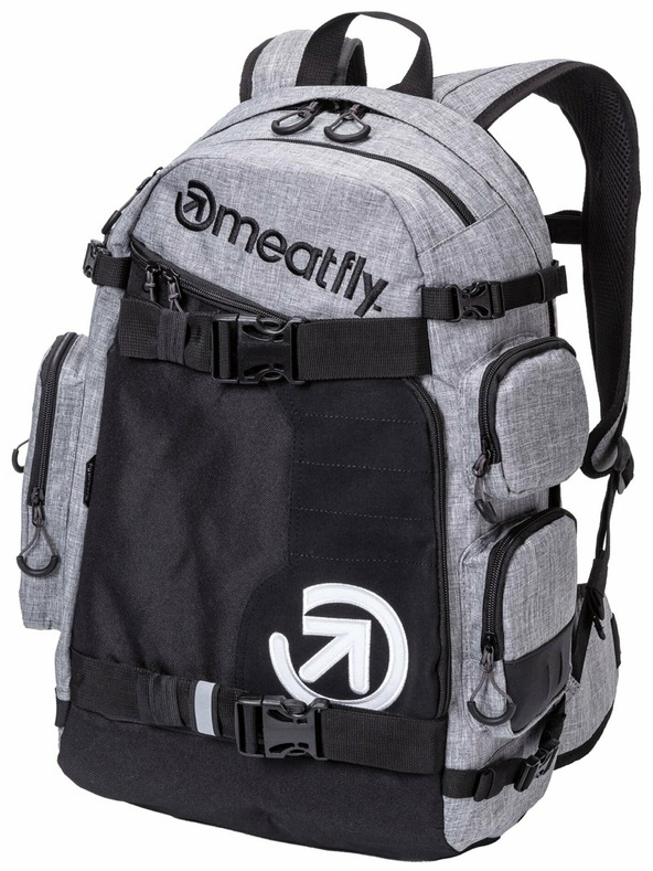 Meatfly Meatfly batoh Wanderer - Heather Grey | Šedá | Objem 28 L