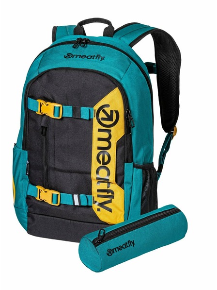 Meatfly Meatfly batoh Basejumper Dark Jade/Black 22 L