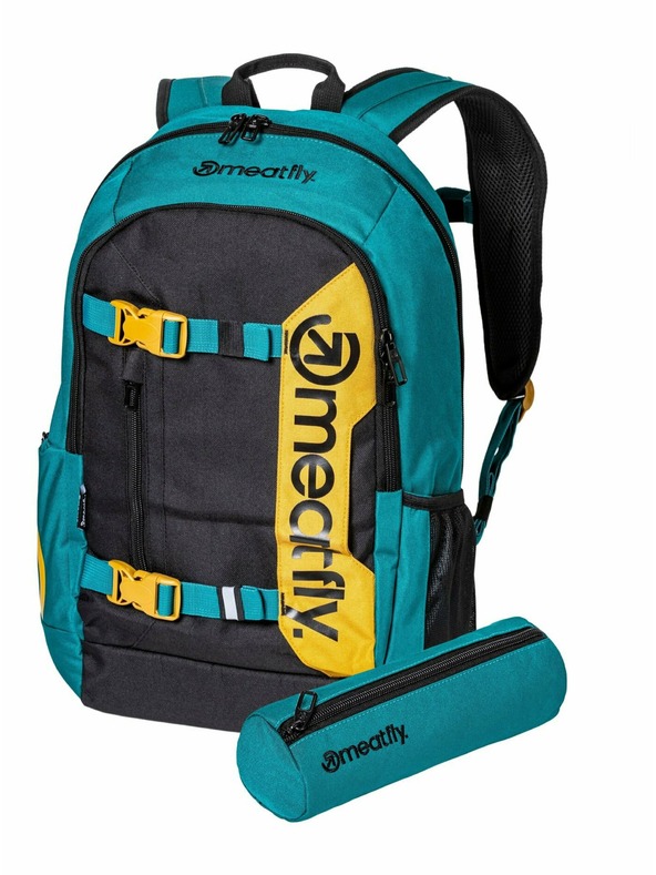 Meatfly Meatfly batoh Basejumper Dark Jade/Black 22 L