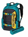Meatfly Meatfly batoh Basejumper Dark Jade/Black 22 L