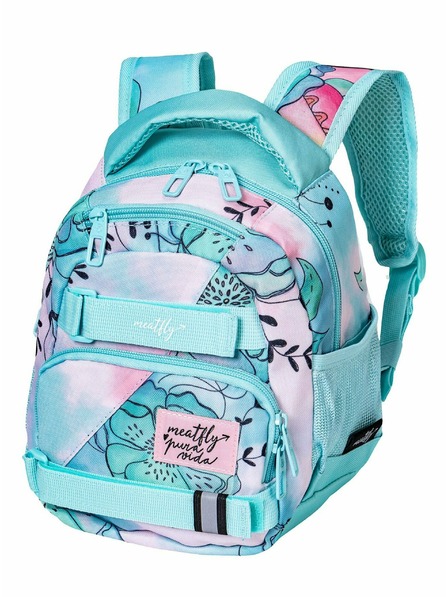 Meatfly Meatfly batoh Levi Mint Flowers 10 L