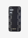 DKNY DKNY PU Leather Checkered Pattern Magsafe Zadní Kryt pro Samsung Galaxy S24+ Black