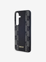 DKNY DKNY PU Leather Checkered Pattern Magsafe Zadní Kryt pro Samsung Galaxy S24+ Black