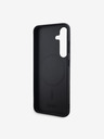 DKNY DKNY PU Leather Checkered Pattern Magsafe Zadní Kryt pro Samsung Galaxy S24+ Black