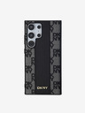 DKNY DKNY PU Leather Checkered Pattern Magsafe Zadní Kryt pro Samsung Galaxy S24 Ultra Black