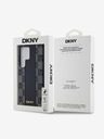 DKNY DKNY PU Leather Checkered Pattern Magsafe Zadní Kryt pro Samsung Galaxy S24 Ultra Black