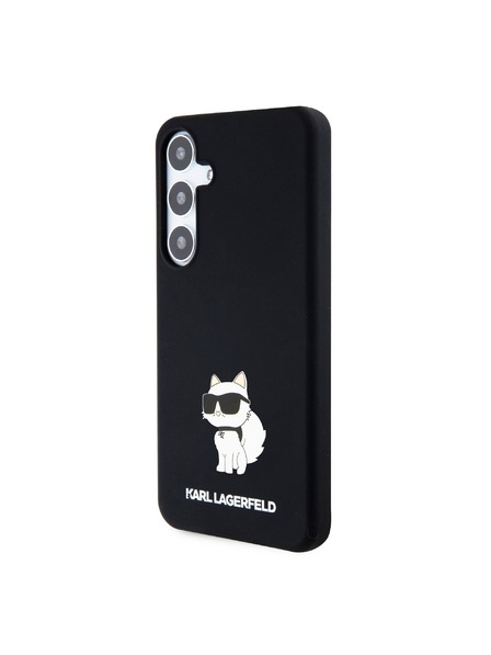 Karl Lagerfeld Karl Lagerfeld Liquid Silicone Choupette NFT Zadní Kryt pro Samsung Galaxy S24+ Black