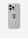 Karl Lagerfeld Karl Lagerfeld IML Ikonik MagSafe Zadní Kryt pro iPhone 15 Pro Max Transparent