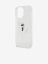 Karl Lagerfeld Karl Lagerfeld IML Ikonik MagSafe Zadní Kryt pro iPhone 15 Pro Max Transparent