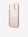 Karl Lagerfeld Karl Lagerfeld and Choupette Liquid Silicone Zadní Kryt pro iPhone 14 Plus Pink