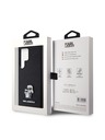 Karl Lagerfeld Karl Lagerfeld PU Saffiano Metal Karl and Choupette Zadní Kryt pro Samsung Galaxy S24 Ultra Black