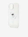 Karl Lagerfeld Karl Lagerfeld IML Choupette MagSafe Zadní Kryt pro iPhone 15 Transparent