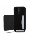 Karl Lagerfeld Karl Lagerfeld Saffiano Crossbody Popruh Karl and Choupette Kryt pro iPhone 16 Black
