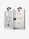 Karl Lagerfeld IML Karl and Choupette NFT MagSafe Zadní Kryt pro iPhone 13 Pro Max Transparent Karl Lagerfeld