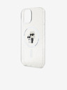 Karl Lagerfeld Karl Lagerfeld IML Glitter Karl and Choupette MagSafe Zadní Kryt pro iPhone 15 Transparent