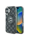 Karl Lagerfeld Karl Lagerfeld IML Monogram K&CH Heads MagSafe Zadní Kryt pro iPhone 16 Black