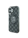 Karl Lagerfeld Karl Lagerfeld IML Monogram K&CH Heads MagSafe Zadní Kryt pro iPhone 16 Black