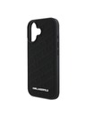 Karl Lagerfeld Karl Lagerfeld PU Quilted Pattern Zadní Kryt pro iPhone 16 Black