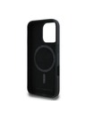 Karl Lagerfeld Karl Lagerfeld Liquid Silicone Double Heads MagSafe Zadní Kryt pro iPhone 16 Pro Black