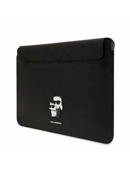 Karl Lagerfeld Karl Lagerfeld Saffiano Karl and Choupette Obal na Notebook 15/16 Black"