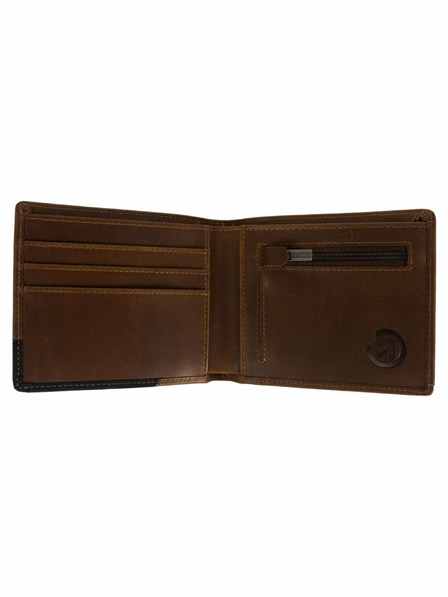 Meatfly Meatfly kožená peněženka Zac Premium Brown | Hnědá | Velikost