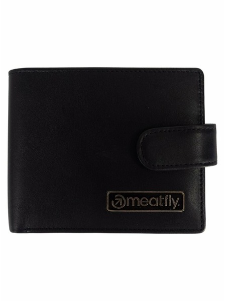 Meatfly Meatfly kožená peněženka Nathan Premium Black | Černá | Velikost