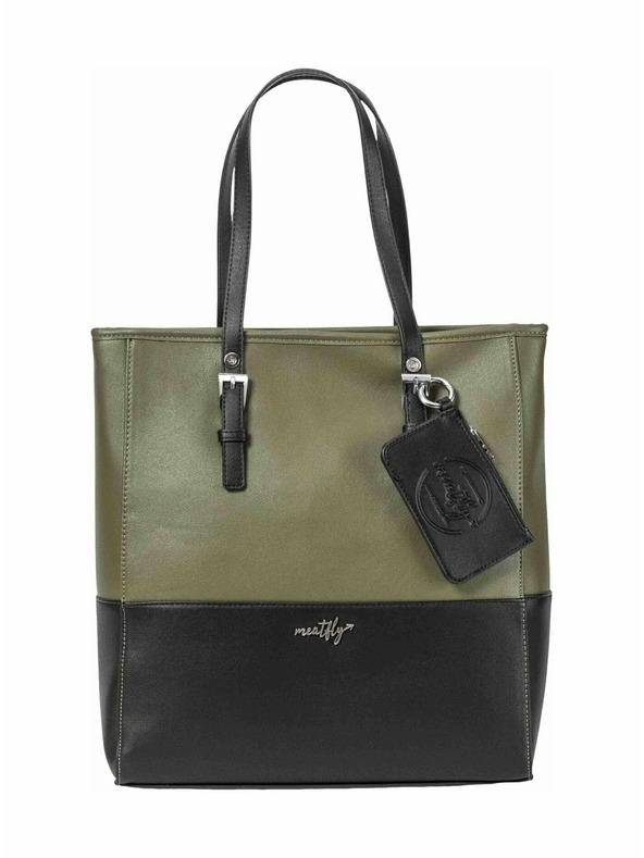 Meatfly Meatfly kabelka Slima Olive | Zelená | Objem 12 L