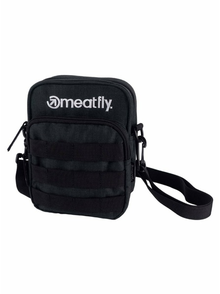 Meatfly Meatfly pánská kabelka Hardy Charcoal | Šedá | Objem 1,5 L