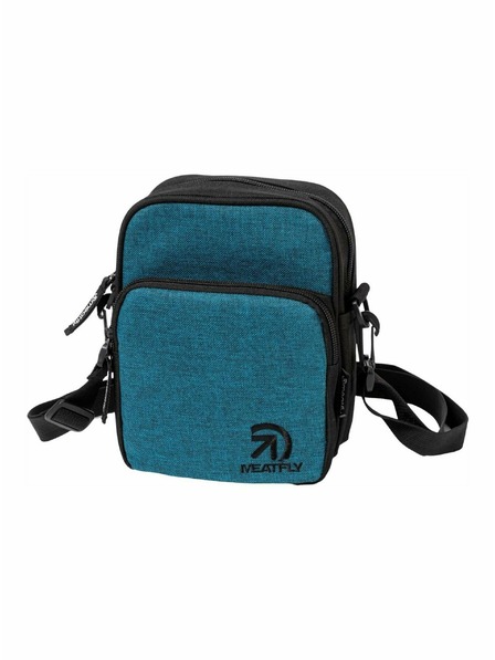 Meatfly Meatfly pánská kabelka Hardy Petrol Heather | Modrá | Objem 1,5 L