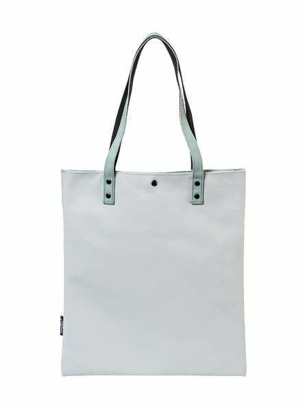 Meatfly Meatfly kabelka Janie Mint / Light Grey | Modrá | Objem 3 L