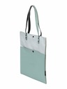 Meatfly Meatfly kabelka Janie Mint / Light Grey | Modrá | Objem 3 L
