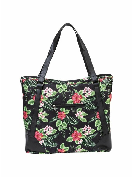 Meatfly Meatfly dámská kabelka Insanity Tropical Black | Černá | Objem 11 L