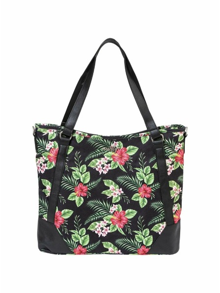 Meatfly Meatfly dámská kabelka Insanity Tropical Black | Černá | Objem 11 L