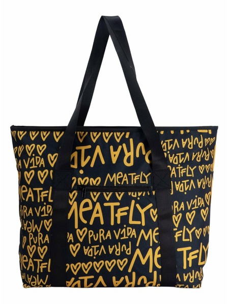Meatfly Meatfly plážová kabelka X Pura Vida Skye Yellow/Black | Žlutá | Velikost