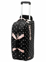 Meatfly Meatfly cestovní taška Gail White Dot/Powder Pink 42 L | Bílá | Objem 42 L