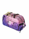 Meatfly Meatfly cestovní taška Gail Peach Flowers 42 L | Růžová | Objem 42 L