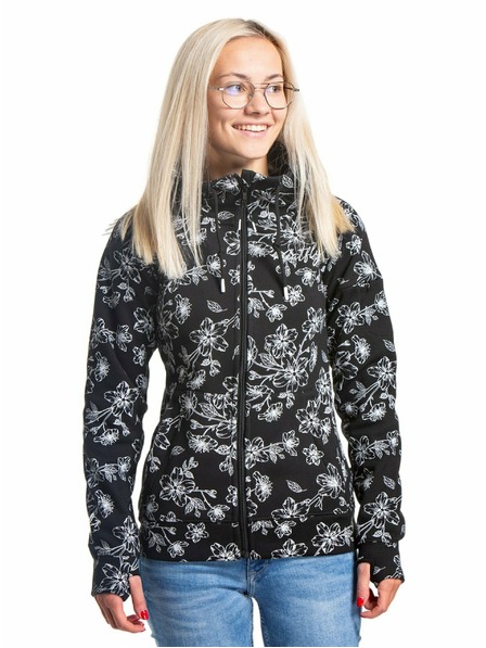 Meatfly Meatfly dámská technická mikina Alisha Blossom Black | Černá | Velikost