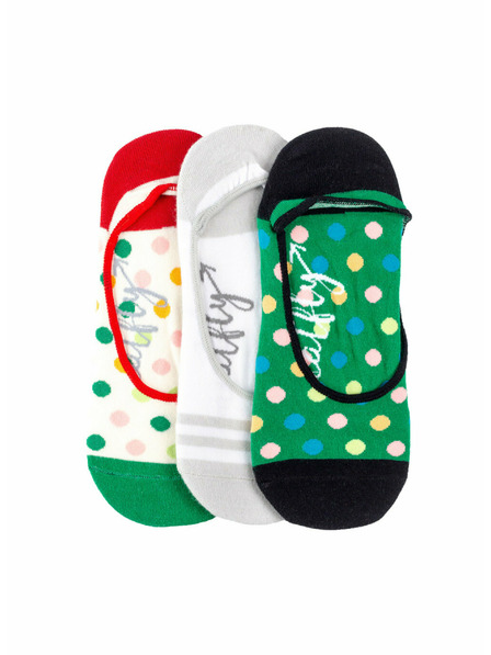Meatfly Meatfly ponožky Low socks - Triple pack K/ Green | Mnohobarevná | Velikost