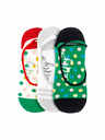 Meatfly Meatfly ponožky Low socks - Triple pack K/ Green | Mnohobarevná | Velikost