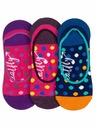 Meatfly Meatfly ponožky Low Socks Gift Pack Navy / Fuchsia | Fialová | Velikost