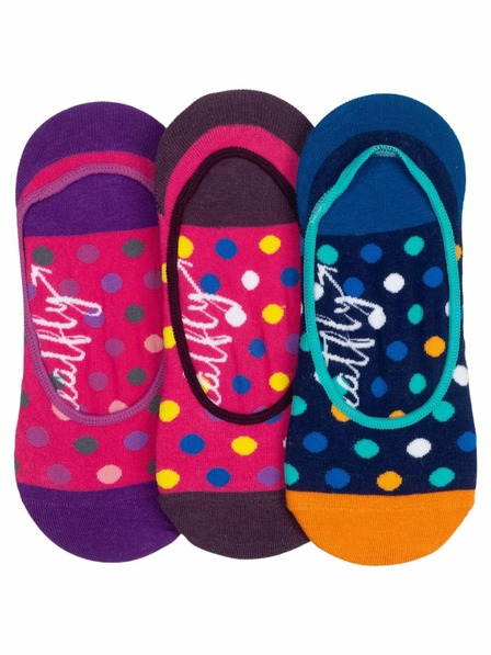Meatfly Meatfly ponožky Low Socks Gift Pack Navy / Fuchsia | Fialová | Velikost